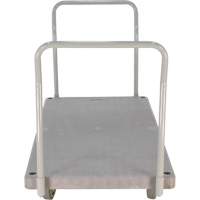 Heavy Duty Plastic Platform Truck, 60" L x 30" W, 3000 lbs. Cap., Polyurethane Wheels Pronet Distribution