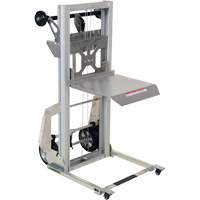 Portable Aluminum Load Lifter, Foot Pump Operated, 200 lbs. Capacity, 61" Max Lift Pronet Distribution