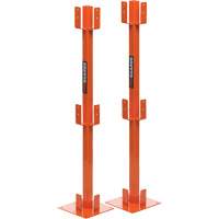 ProGuards Temporary Guard Rail Posts, 8" W x 39" H, Orange Pronet Distribution