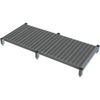 Plateforme de travail en une &eacute;tape &agrave; hauteur r&eacute;glable, 24" la x 59" pr, Capacit&eacute; de 800 lb, Enti&egrave;rement soud&eacute; Pronet Distribution