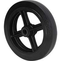 Roue en caoutchouc moul&eacute;, 10" (254 mm) dia. x 2" (50,8 mm) la, Capacit&eacute; de 948 lb (430 kg) Pronet Distribution