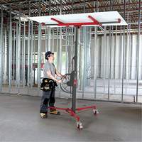 Appareils de levage pour panneaux de cloisons s&egrave;ches Bulidman Pronet Distribution