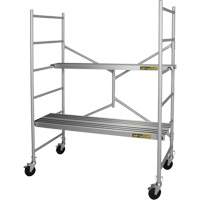 Portable Alu Series Scaffold, Aluminum Frame, 29" D x 72" H Pronet Distribution