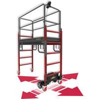 Trousse compl&egrave;te d'&eacute;chafaud motoris&eacute; Buildman Baker 6', 31" p x 118-3/4" h Pronet Distribution