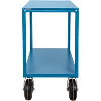 Outdoor Shelf Cart, 2 Tiers, 18" W x 39" H x 33" D, 1200 lbs. Capacity Pronet Distribution
