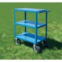 Outdoor Shelf Cart, 3 Tiers, 18" W x 39" H x 33" D, 1200 lbs. Capacity Pronet Distribution