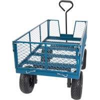 Wagon avec c&ocirc;t&eacute;s rabattables, 24" la x 48" la x Capacit&eacute; 800 lb Pronet Distribution