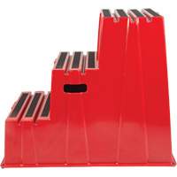 Escabeau industriel, 3 marches, 34-13/16" x 22-7/16" x Hauteur 28-1/2" Pronet Distribution