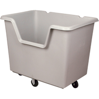 Chariot-caisse Starcart &agrave; c&ocirc;t&eacute; ouvert, Poly&eacute;thyl&egrave;ne, 46" lo x 31" la x 49" h, Volume 24 pi³, Capacit&eacute; 900 lb Pronet Distribution