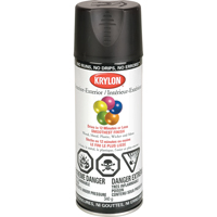 Industrial Acryli-Quik Lacquer, Black, Semi-Flat, 12 oz., Aerosol Can Pronet Distribution