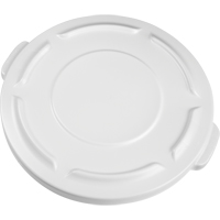 Round Brute&reg; Tops, Flat Lid, Plastic/Polyethylene, Fits Container Size: 19-7/8" Dia. Pronet Distribution