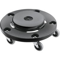 Brute&reg; Dolly, Polyethylene, Black, Fits: 20 - 55 US Gal. Pronet Distribution