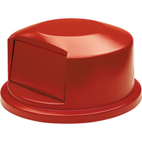 Round Brute&reg; Tops, Dome Lid, Plastic/Polyethylene, Fits Container Size: 24" Dia. Pronet Distribution