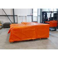 Insulated Tarps, Polyethylene, Orange, 20' x 12' x 8 mils Pronet Distribution