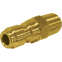 Connecteur m&acirc;le 1/4" &agrave; d&eacute;saccouplement rapide en laiton Pronet Distribution