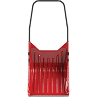 60L Sleigh Snow Shovel, Polypropylene Blade, Wearstrip Included Pronet Distribution