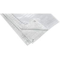 Insulated Tarp, Polyethylene, White, 20' x 12' x 8 mils Pronet Distribution