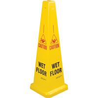 "Wet Floor" Lamba Traffic Cones, English with Pictogram Pronet Distribution