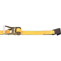 Tendeurs d'arrimage &agrave; cliquet, Crochet plat, 2" , 30' , Charge d'utilisation max. 3335 lb (1513 kg) Pronet Distribution
