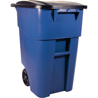 Brute&reg; Roll Out Containers, Curbside, Plastic, 50 US gal. Pronet Distribution