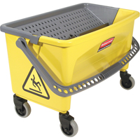 Microfibre Press Wring Buckets, Down Press, 10.75 US Gal. (43 Quart), Yellow Pronet Distribution