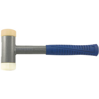 Heavy-Duty Soft-Face Dead Blow Hammer, 2.25 lbs. Head Weight, Polyurethane Face, Tubular Steel Handle Pronet Distribution
