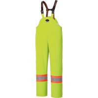 5895 High Visibility Flame Resistant Waterproof Bib Pants, 2X-Large, High Visibility Lime-Yellow Pronet Distribution