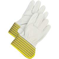 Classic Fitter Gloves, Large, Grain Cowhide Palm, Fleece Inner Lining Pronet Distribution