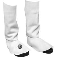 Leather Welding Spats, 15" L, Pearl Grey Pronet Distribution
