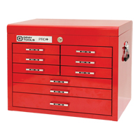Coffre sup&eacute;rieur de s&eacute;rie PRO+, 26" la, 9 tiroirs, Rouge Pronet Distribution