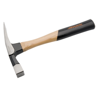 Bricklayer's Hammer, 24 oz., Wood Handle, 11-3/4" L Pronet Distribution