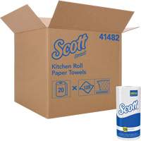 Rouleau de chiffons de cuisine Scott, 1 Pli, 128 Feuilles/rouleau, 11" la, 8,78" lo Pronet Distribution