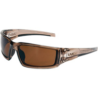 Lunettes de s&eacute;curit&eacute; Uvex Hypershock, Lentille Espresso, Anti-&eacute;gratignures/Polaris&eacute;, ANSI Z87+ Pronet Distribution