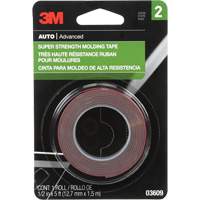 Super Strength Molding Tape, 1.52 m (5') L x 12.7 mm (1/2") W, 46 mils, Acrylic Pronet Distribution