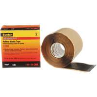 Scotch&reg; Rubber Mastic Tape 2228, 50.8 mm (2") x 3 m (10'), Black Pronet Distribution