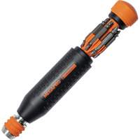Original MEGALOK 15-in-1 Multi-Bit Screwdriver, 6-3/10" L, Textured Handle Pronet Distribution