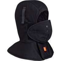 565A Doublure matelass&eacute;e FR &agrave; long col pour casque, Noir, Coton Pronet Distribution