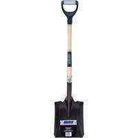 Heavy-Duty Square Shovel, Hardwood, Carbon Steel Blade, D-Grip Handle, 30" Long Pronet Distribution