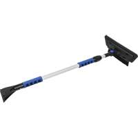 Brosse &agrave; neige, T&eacute;lescopique, lame Mousse de CAV/E, 48" Longueur, Noir/Bleu Pronet Distribution