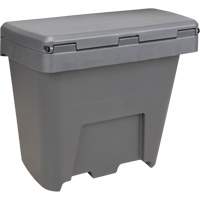 Salt & Sand Storage Bins, With Hasp, 21" x 27" x 26", 4.24 cu. ft., Grey Pronet Distribution