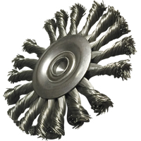 Brosses mont&eacute;es &agrave; fils nou&eacute;s circulaires, 3-1/2" dia., dia. Des fils 0,014", Tige 1/4" Pronet Distribution