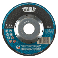 Premium 2 In 1 Thincut Cut-Off Wheel, 4-1/2" x 0.045", 7/8" Arbor, Type 27, Aluminum Oxide, 13300 RPM Pronet Distribution