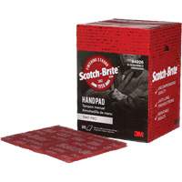 Scotch-Brite 7447 Hand Pads, Aluminum Oxide, 9" x 6", Very Fine Grit Pronet Distribution