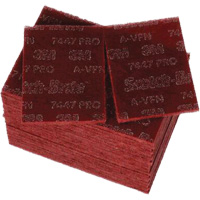 Scotch-Brite 7447 Hand Pads, Aluminum Oxide, 9" x 6", Very Fine Grit Pronet Distribution