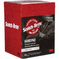 Scotch-Brite 7447 Hand Pads, Aluminum Oxide, 9" x 6", Very Fine Grit Pronet Distribution