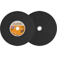 Meule pour scie &agrave; tronçonner AllSteel, 14" x 1/8", Arbre de 25/32", Type 1, Oxyde d'aluminium, 5400 Tr/min Pronet Distribution