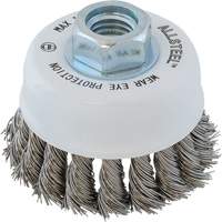 Brosse m&eacute;tallique ALLSTEEL, 3" dia. x 5/8"-11 arbre Pronet Distribution