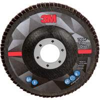 Disque &agrave; lamelles &agrave; changement rapide 769F, 5" x 7/8", Type 27, Grain 40+, C&eacute;ramique Pronet Distribution