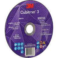 Meule &agrave; tronçonner Cubitron 3, 6" x 0,045", Type T27, C&eacute;ramique, 10 200 Tr/min Pronet Distribution