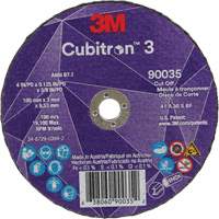 Cubitron 3 Cut-Off Wheel, 4" x 1/8", 3/8" Arbor, Type T1, Ceramic, 21000 RPM Pronet Distribution